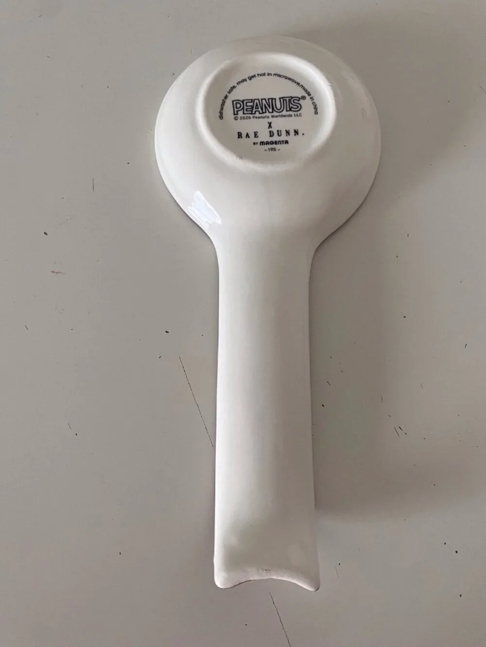 Rae Dunn X Peanuts Snoopy Woodstock Football Season Ceramic Spoon Rest Fall NEW